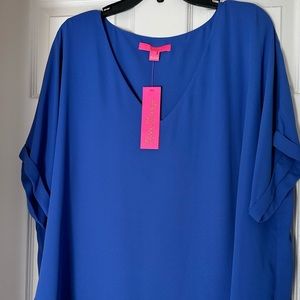 Lilly Pulitzer NWT Blue Top